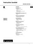 Ariston FD88 Instruction manual