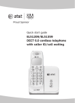 AT&T DECT EL51359 Specifications