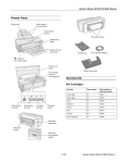 Epson R1900 - Stylus Photo Color Inkjet Printer Specifications