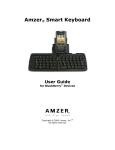 Amzer Amzer Smart Keyboard User guide