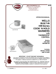 Wells HW/SMP-6D Specifications