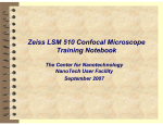 Zeiss LSM 510 Operating Procedure