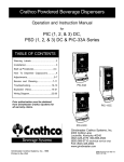 Crathco PIC-33A Instruction manual