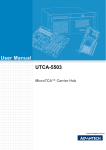 Advantech MicroTCA UTCA-5503 User manual