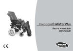 Mistral Wheelchair User manual