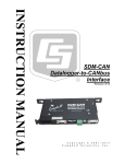 Campbell SDM-CAN Product manual