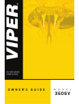 Viper 3606V Instruction manual