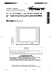 Memorex MT2206 Owner`s manual