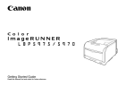 Canon imageRUNNER LBP5970 User manual