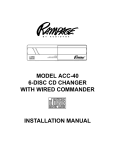 Audiovox ACC-40 Installation manual