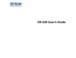 Epson DS-520 User`s guide