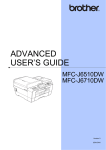 Brother MFC-J6510DW User`s guide
