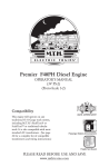 M.T.H. EMD F40PH DIESELLOCOMOTIVE Operator`s manual