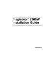 Minolta CD-10 Installation guide