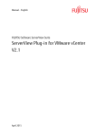 ServerView Plug-in for VMware vCenter 2.1 - Manuals