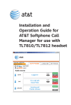 AT&T TL7812 User guide