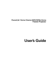 Epson PowerLite 5010e User`s guide