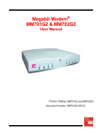 ADC MM701G2 User manual