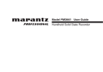 Marantz PMD661MK II User guide