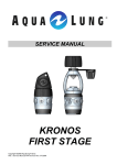 Aqua Lung Kronos Service manual