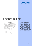 Brother MFC-8670DN User`s guide