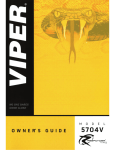 Viper 5704V Instruction manual
