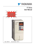 YASKAWA Inverter User manual