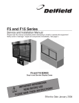 Delfield F15PR48N Installation manual