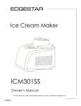EdgeStar ICM301SS Owner`s manual