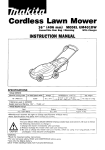 Makita UM40LDW Instruction manual