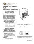 Vermont Castings ODGSR42A Operating instructions