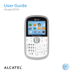 Alcatel 871A User guide