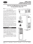 Carrier 58SMA Instruction manual