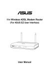 Asus DSL-N11 User manual