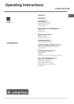 Ariston A6VMH60/ AUS Operating instructions