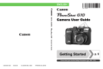 Canon PowerShot G10 - Digital Camera - Compact User guide