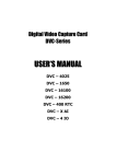 Monacor DVC-4025 User`s manual