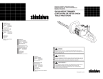 Shindaiwa DH230 Operator`s manual