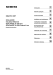 Siemens SCALANCE X-200 Operating instructions