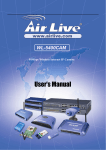 Air Live WL-5400CAM User`s manual