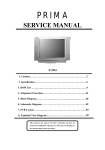 Prima P-2916 Service manual