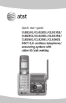 AT&T CL82101 System information