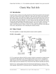 Mac Plus, analog board schematic and Tech Notes