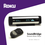 Roku SoundBridge Radio Wi-Fi Music System User guide