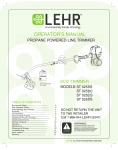 Weed Eater SG Series Operator`s manual