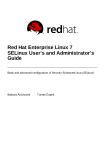 Red Hat Enterprise Linux 7 SELinux User`s and Administrator`s Guide