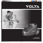 VOLTA Vortex U4015 Instruction manual