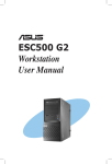 Asus ESC500 G2 User manual