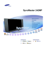 Samsung SyncMaster 242MP Owner`s manual