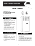 Carrier A02177 Owner`s manual